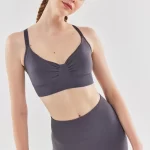 Adjustable Strap Sports Bra Anthracite