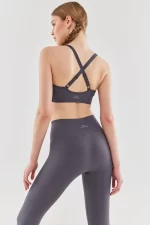 Come up Adjustable Strap Sports Bra Anthracite sportmaze