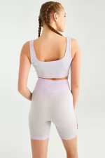 Come up Diamond Patterned Sports Undershirt Lilac Green sportmaze