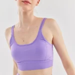 Double Strap Sports Bra Lilac