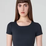 UP&FIT Crop Push Up Light Dark Silver