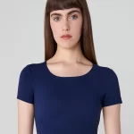 UP&FIT Crop Push Up Light Nightblue