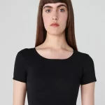 UP&FIT Crop Push Up Light Black