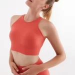 Seamless Sports Bustier Coral