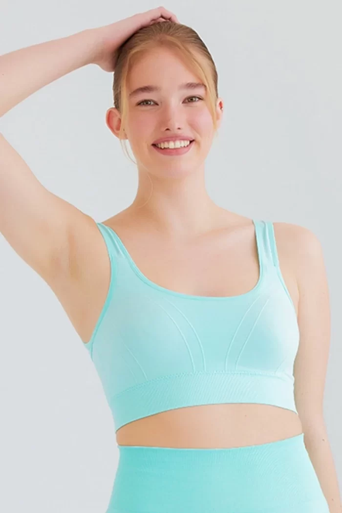 Seamless Sports Bra Mint