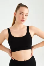 Come up Piping Detail Sports Bra Pastel Green sportmaze come up