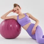 Wide Strap Sports Bra Lilac