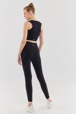 Come up Wide Strap Sports Bra Black sportmaze