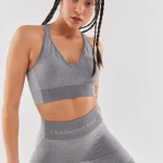 Grey Melange Sports Bra