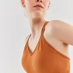 Thin Strap Sports Bra Sudan Brown