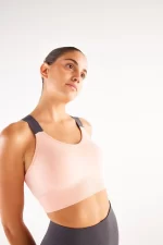 Come up Colorful Strappy Sports Bra Powder Anthracite sportmaze