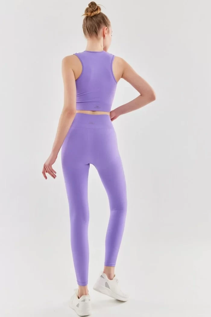 Come up Wide Strap Sports Bra Lilac sportmaze