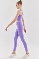 Come up Wide Strap Sports Bra Lilac sportmaze