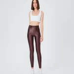 UP&FIT Legging Leather Choco