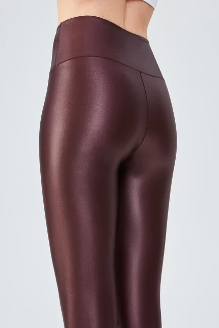 UP&FIT Legging Leather Choco