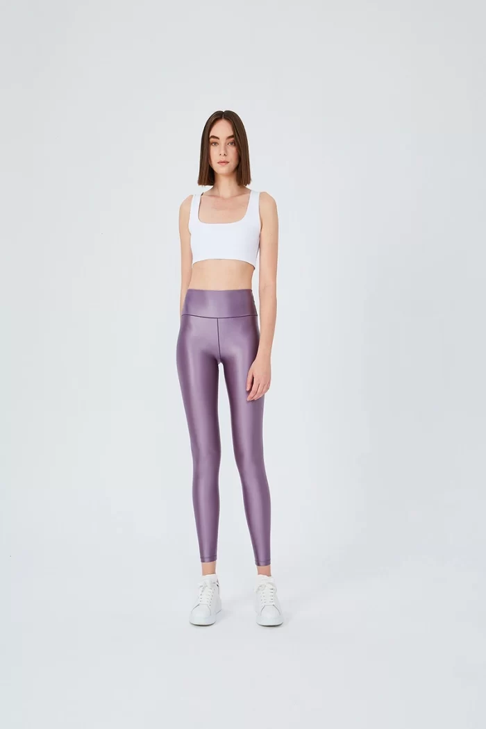 UP&FIT Legging Leather Lilac