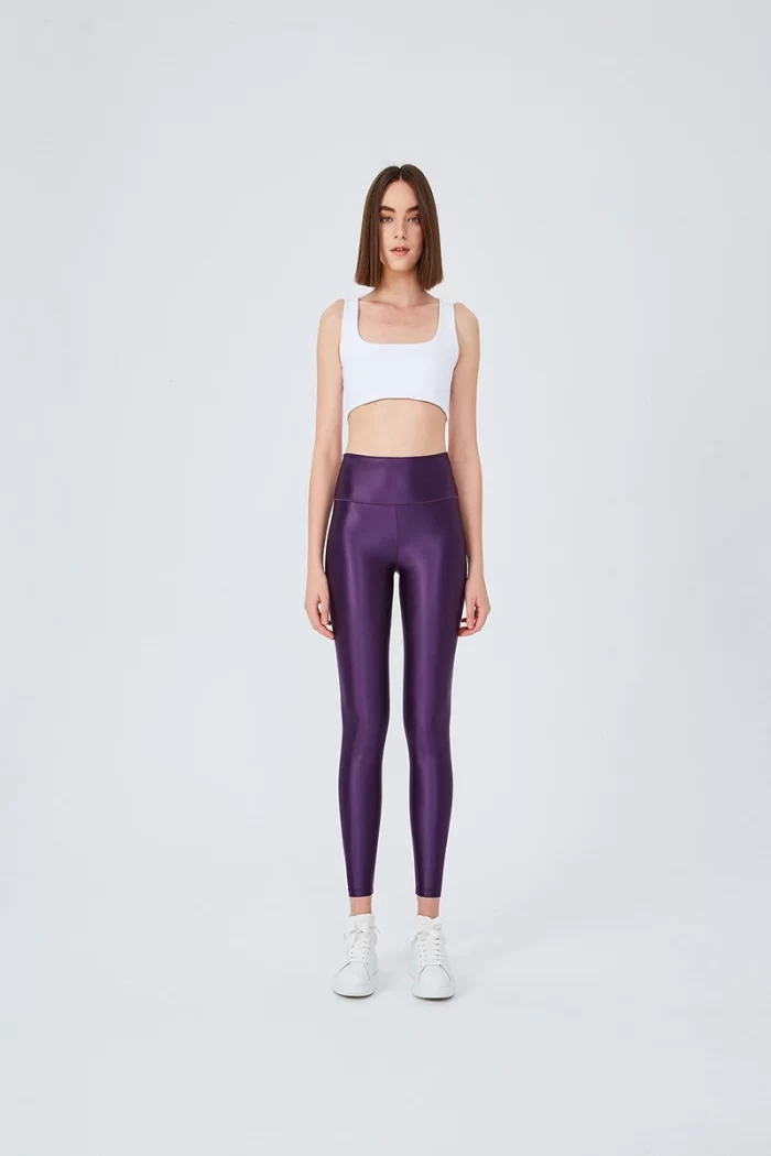 UP&FIT Legging Leather Plum