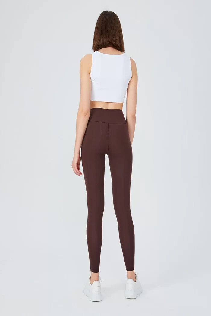 UP&FIT Leggings Push Up Brown SPORTMAZE