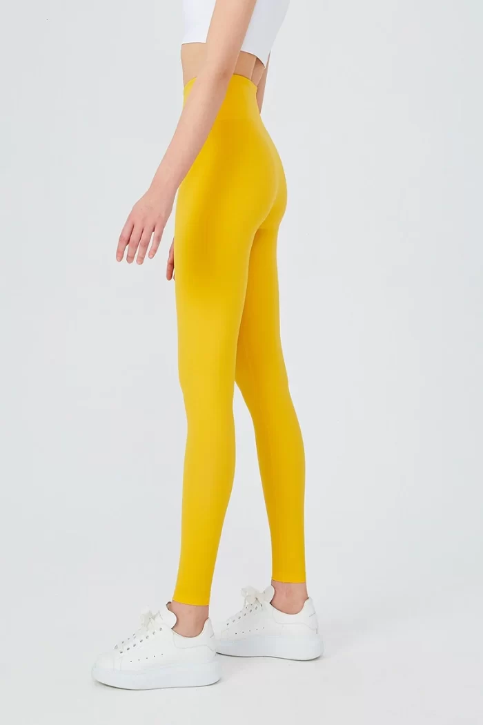 UP&FIT Leggings Push Up Yellow SPORTMAZE