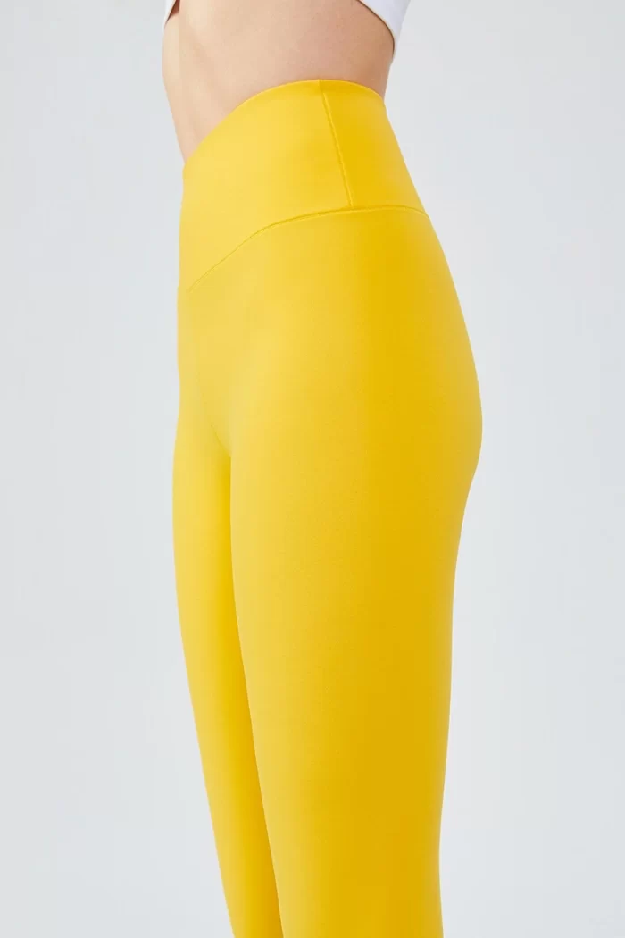 UP&FIT Leggings Push Up Yellow SPORTMAZE