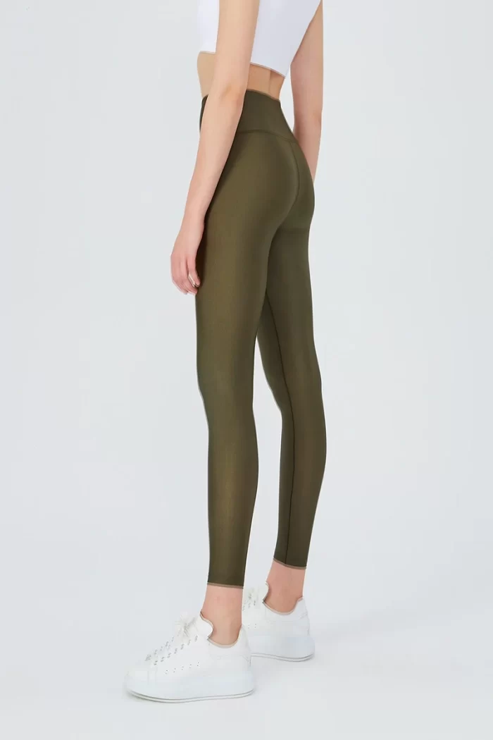 UP&FIT Legging Glitter Olive sportmaze