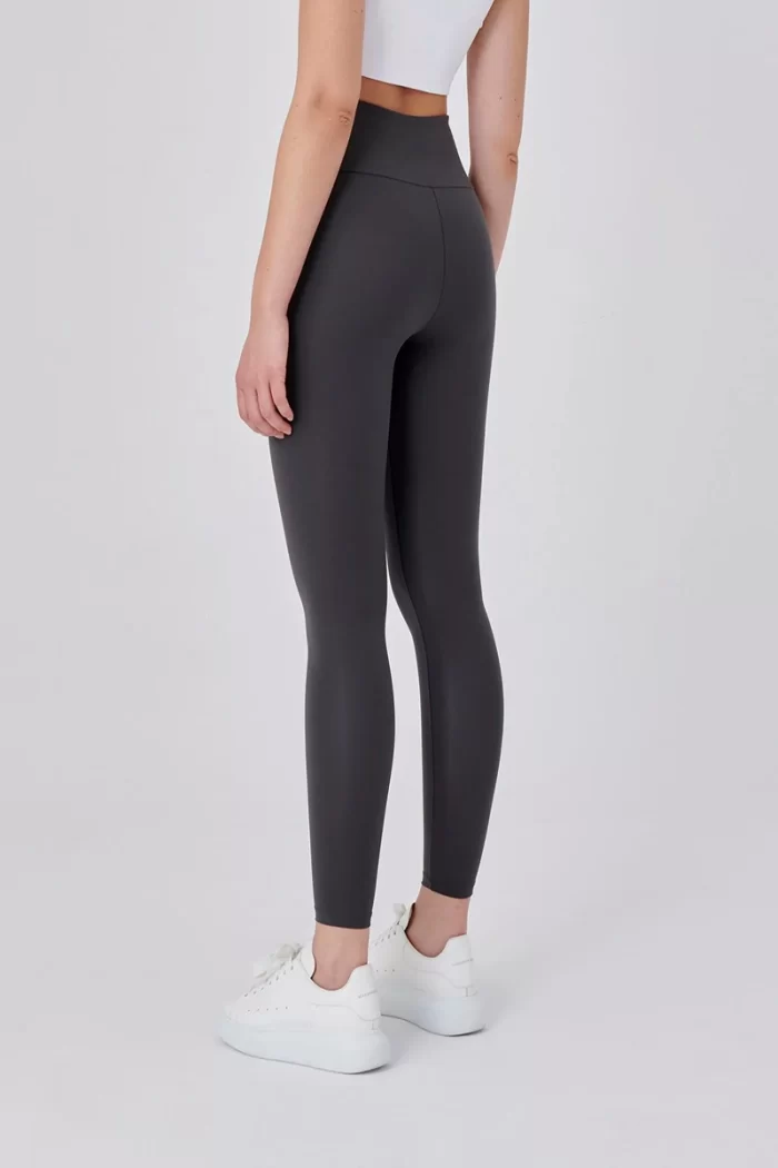 Push Up Soft Leggings Dark Silver sportmaze