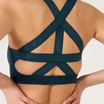Emerald Cross-Banded Sports Bra