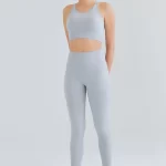 Seamless Compression Tights Gray