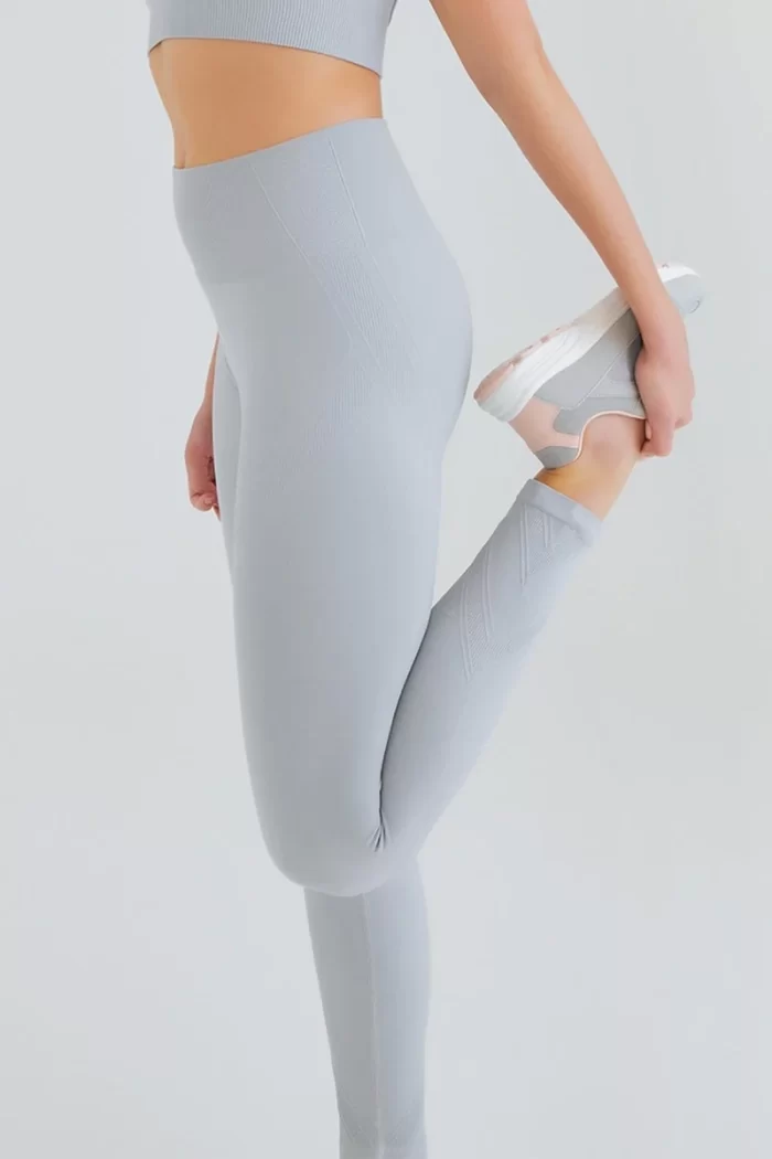 Seamless Compression Tights Gray