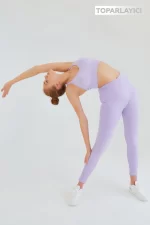 Seamless Compression Leggings Lilac