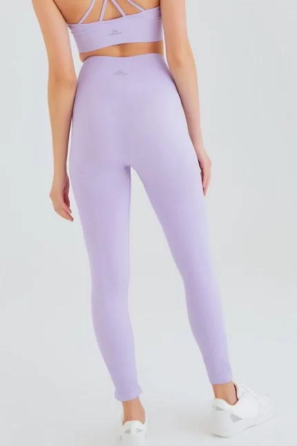 Seamless Compression Leggings Lilac
