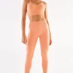 Seamless Compression Leggings Peach