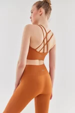 Come up Leggings Sudan Brown sportmaze