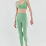 Seamless Compression Leggings Green