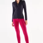 Zippered Sports Jacket Dark Navy Blue