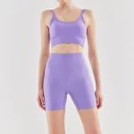 Jacquard Biker Shorts Lilac