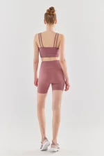 Jacquard Biker Shorts Rose