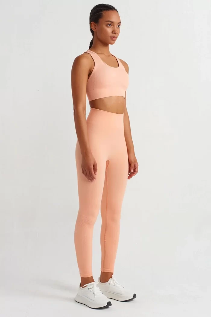 Come up Push Up Leggings Peach Fuzz sportmaze