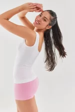 Come up Thick Strap Sports Tank Top Stone Color sportmaze