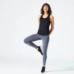 Women's Fitness Cardio High Waist Leggings Heather Gray