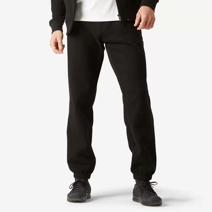 Men's Fitness Jogging Pants - 500 Black