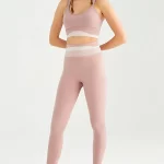 Push Up Effective Recovery Tights Dusty Rose Beige