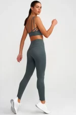 Push Up Leggings Dirty Green