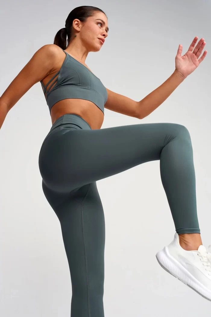 come up Push Up Leggings Dirty Green sportmaze