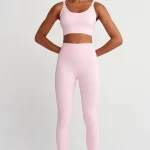 Push Up Leggings Crystal Pink