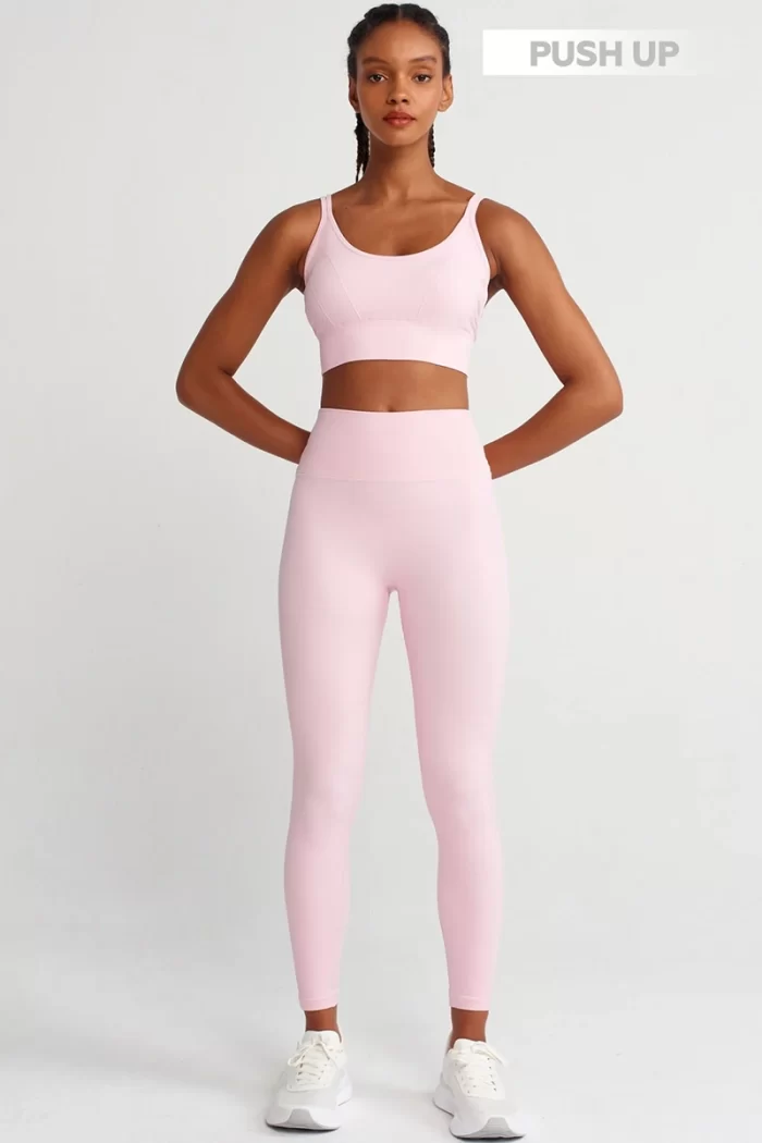 Push Up Leggings Crystal Pink