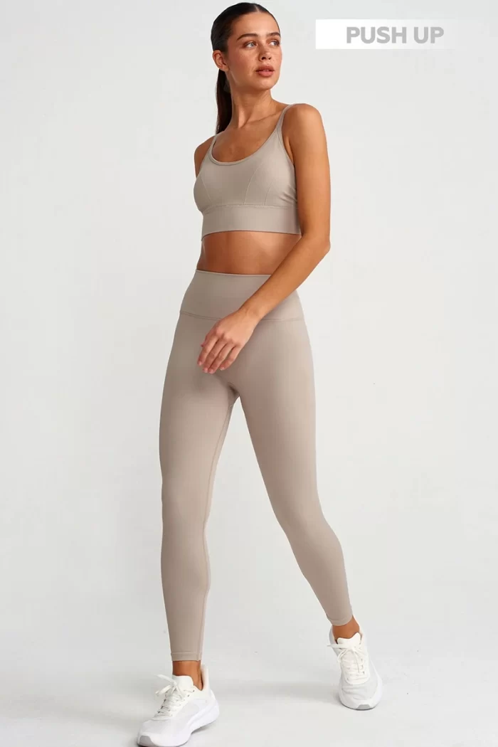 Push Up Leggings Medium Beige