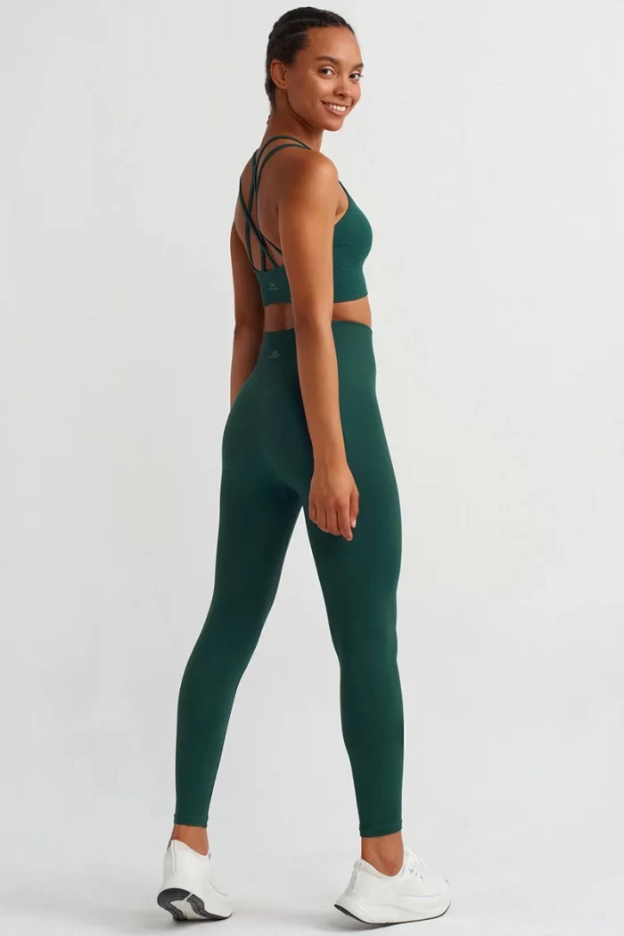 Come up Slimming Tights Pine Green sportmaze