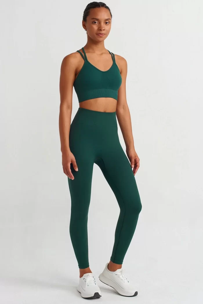 Come up Slimming Tights Pine Green sportmaze