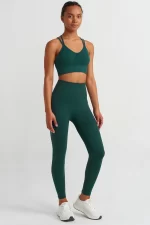 Come up Slimming Tights Pine Green sportmaze